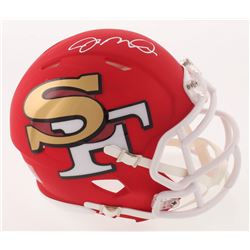 Joe Montana Signed San Fransisco 49ers AMP Speed Mini Helmet (Schwartz COA)