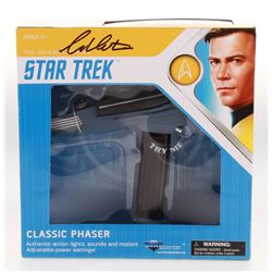 William Shatner Signed "Star Trek" Phaser (Schwartz COA)