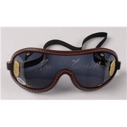 Ron Turcotte Signed Jockey Goggles (PSA COA)