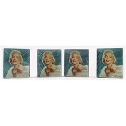 Lot of (4) 1993 Marilyn Monroe Trading Cards Box with (36) Packs Each