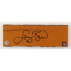 Larry Bird Signed Boston Garden Parquet 4x12 Hardwood Piece  (Bird Hologram)