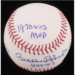 Brooks Robinson Signed OML Baseball Inscribed "18x All-Star", "HOF '83", "2x WS Champ","16x Gold Glo