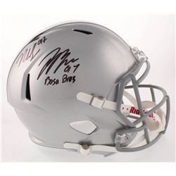 Joey Bosa  Nick Bosa Signed Ohio State Buckeyes Full-Size Speed Helmet Inscribed "Bosa Bros" (Becket