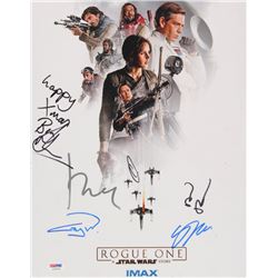 "Rogue One: A Star Wars Story" 11x14 Photo Cast-Signed by (6) with Felicity Jones, Donnie Yen, Gary 