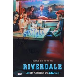 "Riverdale" 12x18 Photo Cast-Signed By (4) with Lili Reinhart, Cole Sprouse, Madelaine Petsch,  Cami