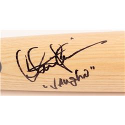 Charlie Sheen Signed Louisville Slugger Baseball Bat Inscribed "Vaughn" (Beckett COA)