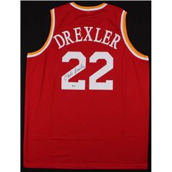 Clyde Drexler Signed Jersey (Beckett COA)