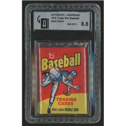 1975 Topps Mini Baseball Wax Pack (GA 8.5)
