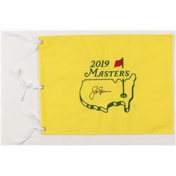Jack Nicklaus Signed 2019 Masters Golf Pin Flag (JSA ALOA)