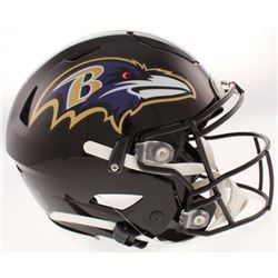 Ray Lewis Signed Baltimore Ravens Full-Size Authentic On-Field SpeedFlex Helmet Inscribed "HOF 18"  