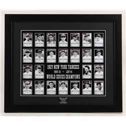 1927 World Series Champion New York Yankees 16x19 Custom Framed Team-Photo with Pin