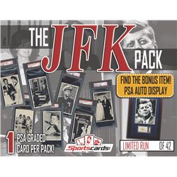 â€œThe JFK Packâ€ â€“ One High Grade PSA Graded Vintage Card Per Pack!