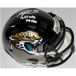 Maurice Jones-Drew Signed Jacksonville Jaguars Chrome Speed Mini Helmet Inscribed "11,111 yds"  "79 