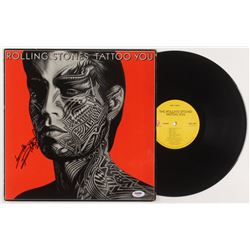 Keith Richards Signed The Rolling Stones "Tattoo You" Vinyl Record Album (PSA LOA)