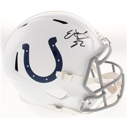Edgerrin James Signed Indianapolis Colts Full-Size Speed Helmet (Radtke COA)