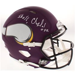 Chris Doleman Signed Minnesota Vikings Full-Size Authentic On-Field Speed Helmet Inscribed "Skol!"  