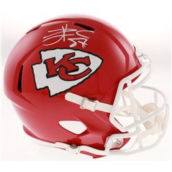 Travis Kelce Signed Kansas City Chiefs Full-Size Speed Helmet (Radtke COA)