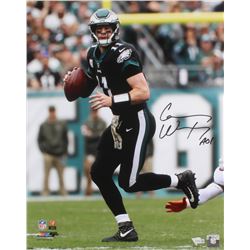 Carson Wentz Signed Philadelphia Eagles 16x20 Photo Inscribed "AO1" (Fanatics Hologram)