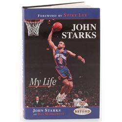 John Starks Signed "My Life" Hardcover Book with DVD (JSA COA)