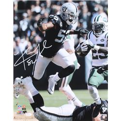 Khalil Mack Signed Oakland Raiders 16x20 Photo (JSA COA)