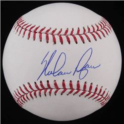 Nolan Ryan Signed OML Baseball (AI Verified COA  Ryan Hologram)