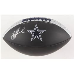 Troy Aikman Signed Dallas Cowboys Logo Football (Beckett COA)