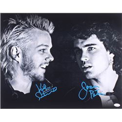 Kiefer Sutherland  Jason Patric Signed "The Lost Boys" 16x20 Photo (JSA COA)