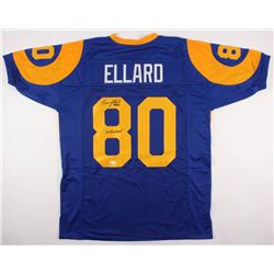 Henry Ellard Signed Jersey "3x Probowl" (JSA COA)