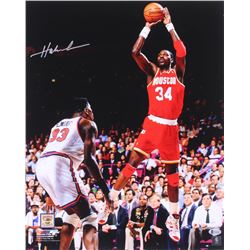 Hakeem Olajuwon Signed Houston Rockets 16x20 Photo (Beckett COA)