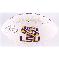 Odell Beckham Jr. Signed LSU Tigers Logo Football (JSA COA)