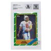 Image 1 : Steve Young Signed 1986 Topps #374 (BGS Encapsulated)