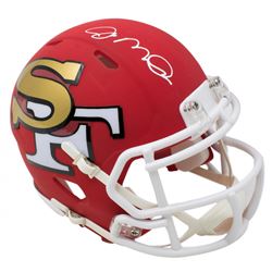 Joe Montana Signed San Francisco 49ers AMP Alternate Speed Mini Helmet (JSA COA)