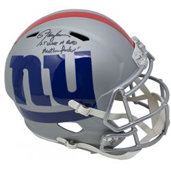 Lawrence Taylor Signed New York Giants Full-Size AMP Alternate Speed Helmet Inscribed "LT Was a Bad 