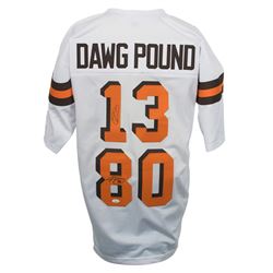 Odell Beckham Jr.  Jarvis Landry Signed Jersey (JSA COA)