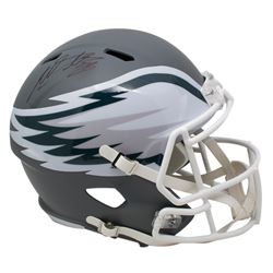 Miles Sanders Signed Philadelphia Eagles Full-Size AMP Alternate Speed Helmet (JSA COA)