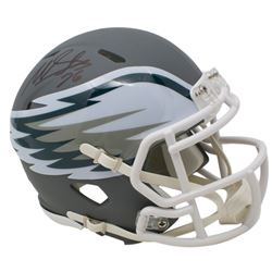 Miles Sanders Signed Philadelphia Eagles AMP Alternate Speed Mini Helmet (JSA COA)