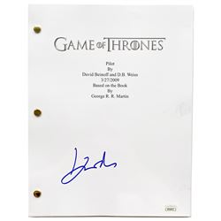 John Bradley Signed "Game of Thrones: PIlot" Episode Script (JSA COA)