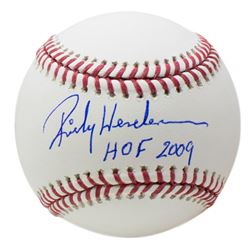 Rickey Henderson Signed OML Baseball Inscribed "HOF 2009" (JSA COA)