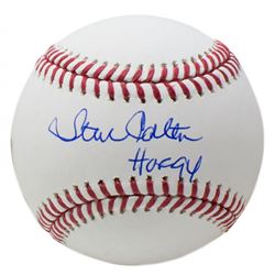Steve Carlton Signed OML Baseball Inscribed "HOF 94" (JSA COA)