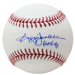Reggie Jackson Signed OML Baseball Inscribed "HOF 93" (JSA COA)