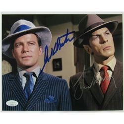William Shatner  Leonard Nimoy Signed "Star Trek" 8x10 Photo (JSA COA)