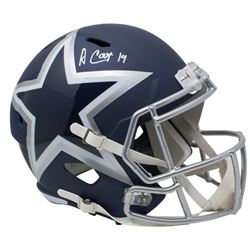 Amari Cooper Signed Dallas Cowboys Full-Size AMP Alternate Speed Helmet (JSA COA)