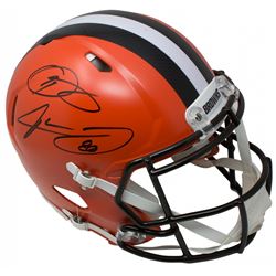 Odell Beckham Jr.  Jarvis Landry Signed Cleveland Browns Full-Size Authentic On-Field Speed Helmet (