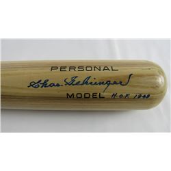 Charlie Gehringer Signed McLaughlin-Millard Adirondack Personal Model Baseball Bat Inscribed "HOF 19
