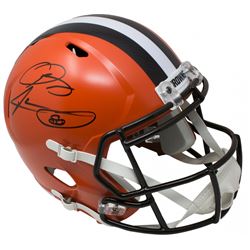 Odell Beckham Jr.  Jarvis Landry Signed Cleveland Browns Full-Size Speed Helmet (JSA COA)