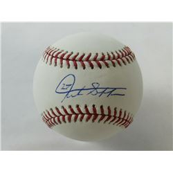 Giancarlo Stanton Signed OML Baseball (JSA COA)