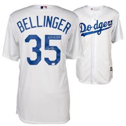 Cody Bellinger Signed Los Angeles Dodgers Jersey Inscribed "2017 NL ROY" (Fanatics Hologram)