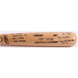 Tony Gwynn Signed Louisville Slugger Powerized Baseball Bat with (9) Inscriptions (JSA COA  CSA Holo
