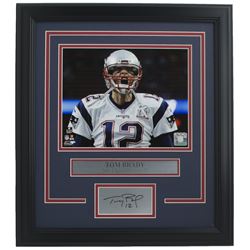 Tom Brady New England Patriots 11x14 Custom Framed Photo Display
