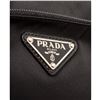 Image 4 : Prada Black Nylon Leather Cosmetic Pouch Toiletry Case